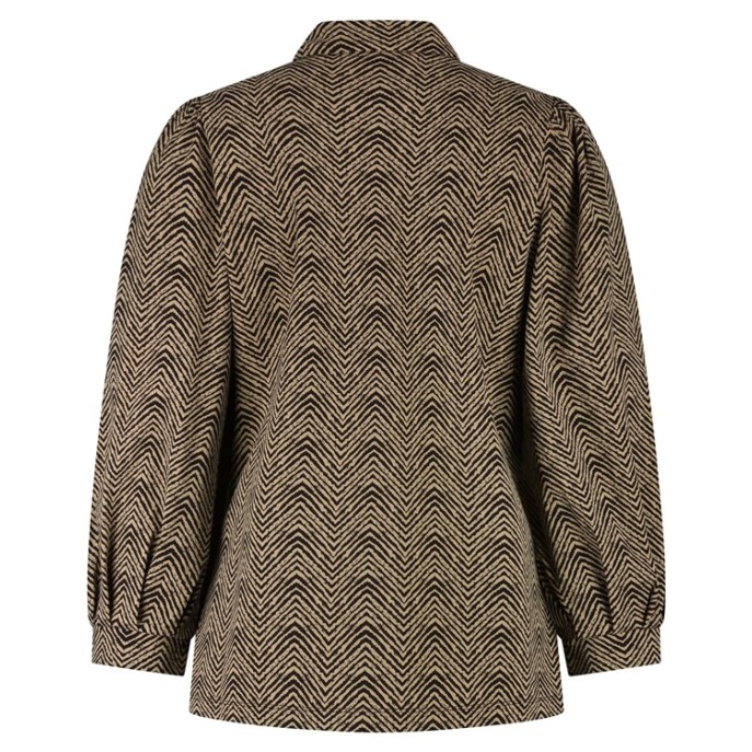 Lady Day Blouse Mary Herringbone print